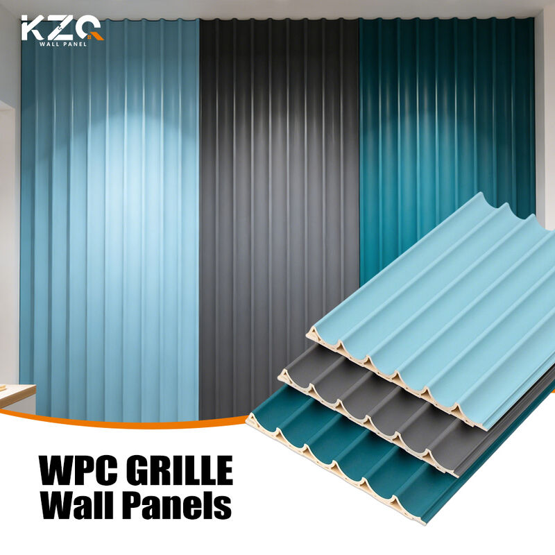 Modern Indoor & Outdoor Wood PVC Composite WPC Wall Panel For Hotel Applications