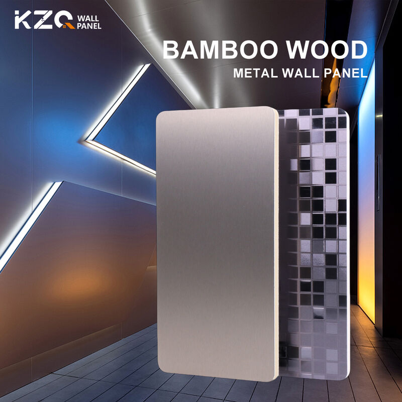 OEM Factory PVC Metal Wall Panels Seamless Slotted Board WPC Decorative Wall Panels For Interior Decor