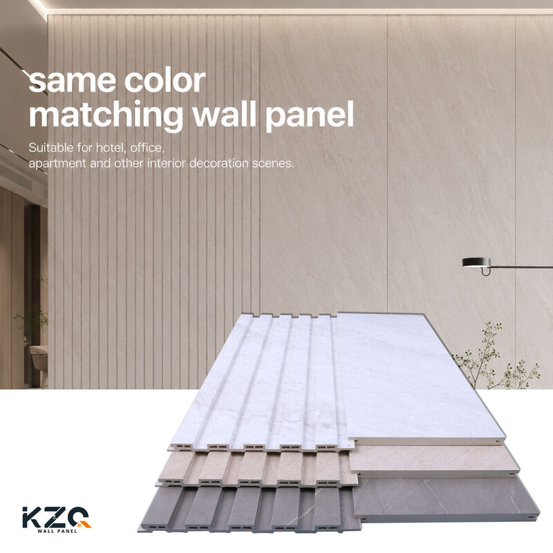 Bamboo Charcoal Fiber Same Color matching wall Panels for Apartment