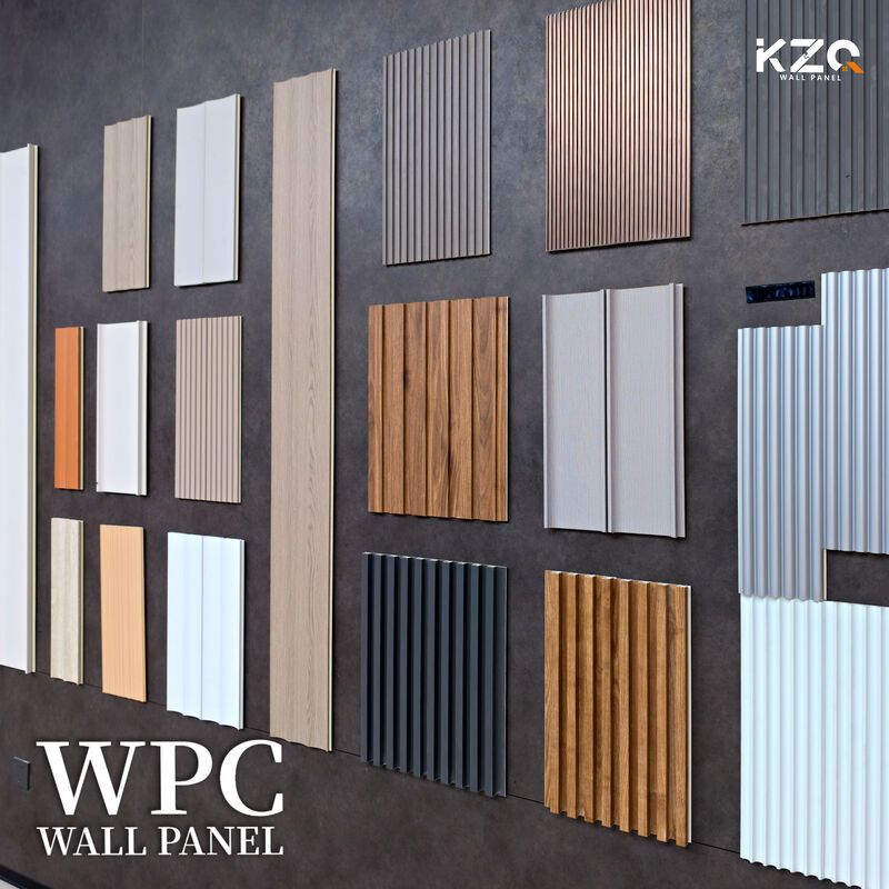 OEM Supported Solid Color Wall Panel WPC Wall Panel for Apartment Bedroom Decoration