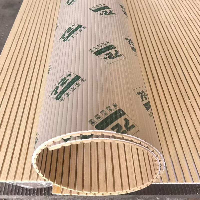 WPC Fluted Wall Panel New Design Flexible Wall Panel Eco-friendly for Interior Wall Panel Decor